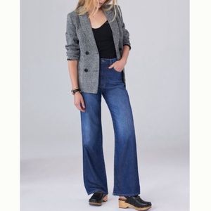 Anthropologie Blue Wide Leg Jeans